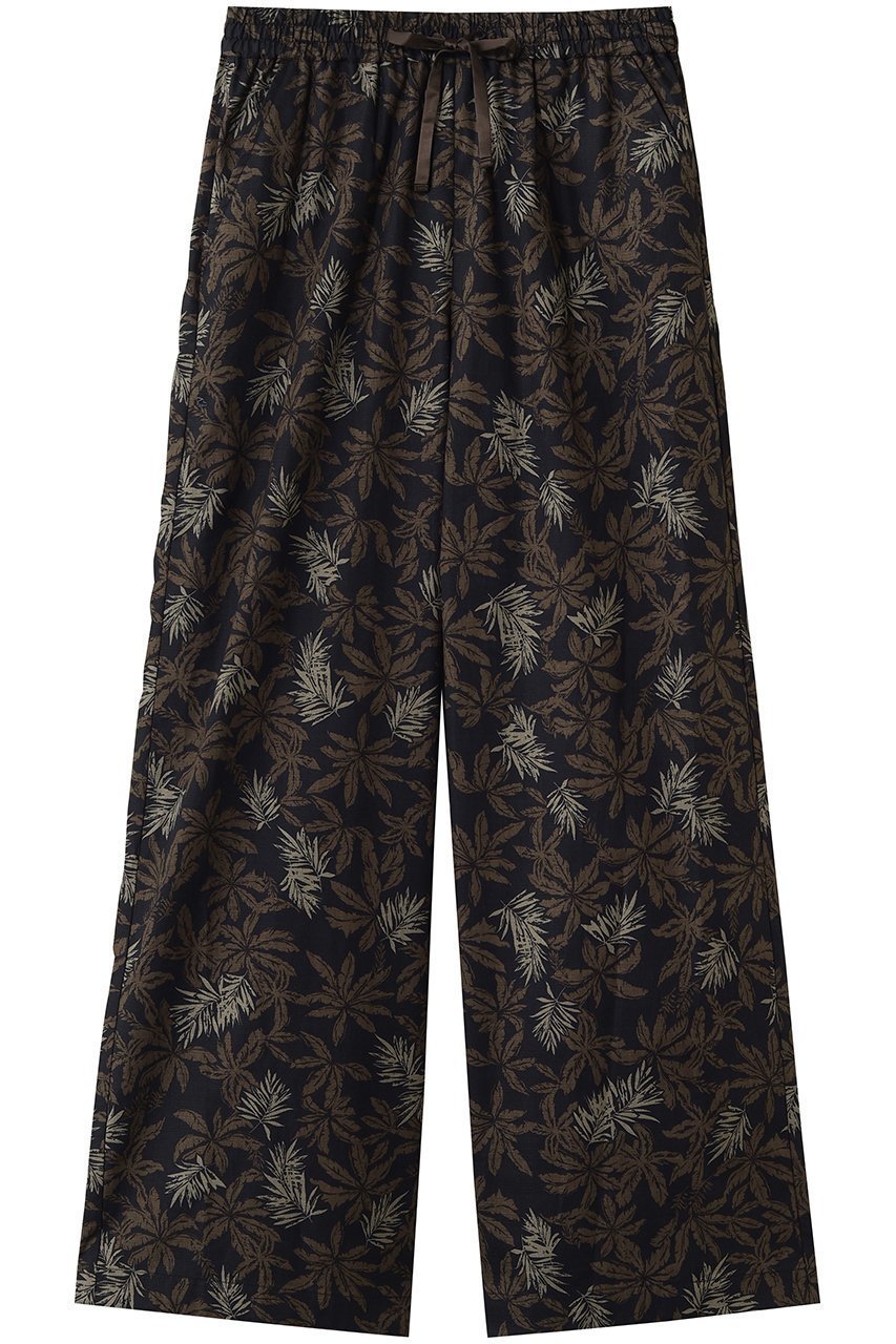 【エリオポール/heliopole】のBUTCHER プリントイージーパンツ インテリア・キッズ・メンズ・レディースファッション・服の通販 founy(ファニー) 　ファッション　Fashion　レディースファッション　Fashion for Women　パンツ　Pants & Trousers　おすすめ　Recommended / Our Picks　プリント　Print, Printed Pattern　リゾート　Resort, Vacation Style　新作・新入荷　New Arrivals / New In　旅行　Travel　ブラック/ブラウン|ID: prp329100004963322 ipo3291000000037233879