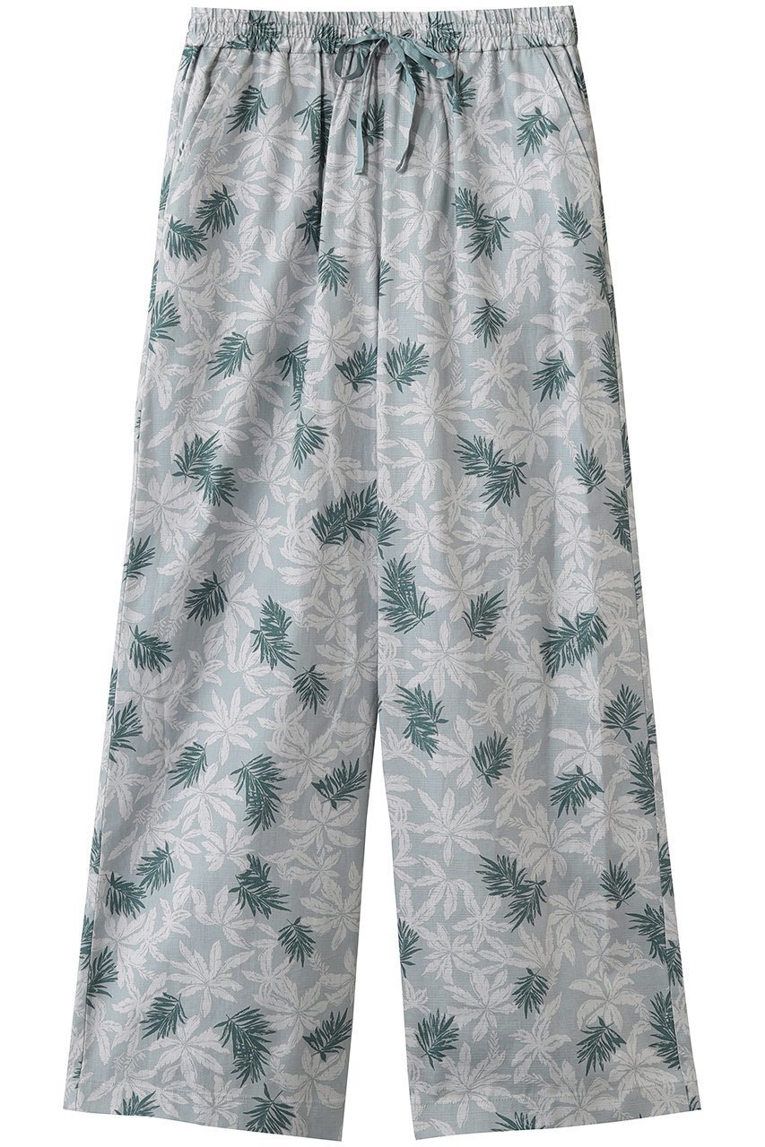 【エリオポール/heliopole】のBUTCHER プリントイージーパンツ インテリア・キッズ・メンズ・レディースファッション・服の通販 founy(ファニー) 　ファッション　Fashion　レディースファッション　Fashion for Women　パンツ　Pants & Trousers　おすすめ　Recommended / Our Picks　プリント　Print, Printed Pattern　リゾート　Resort, Vacation Style　新作・新入荷　New Arrivals / New In　旅行　Travel　ブルー/グレー|ID: prp329100004963322 ipo3291000000037233880