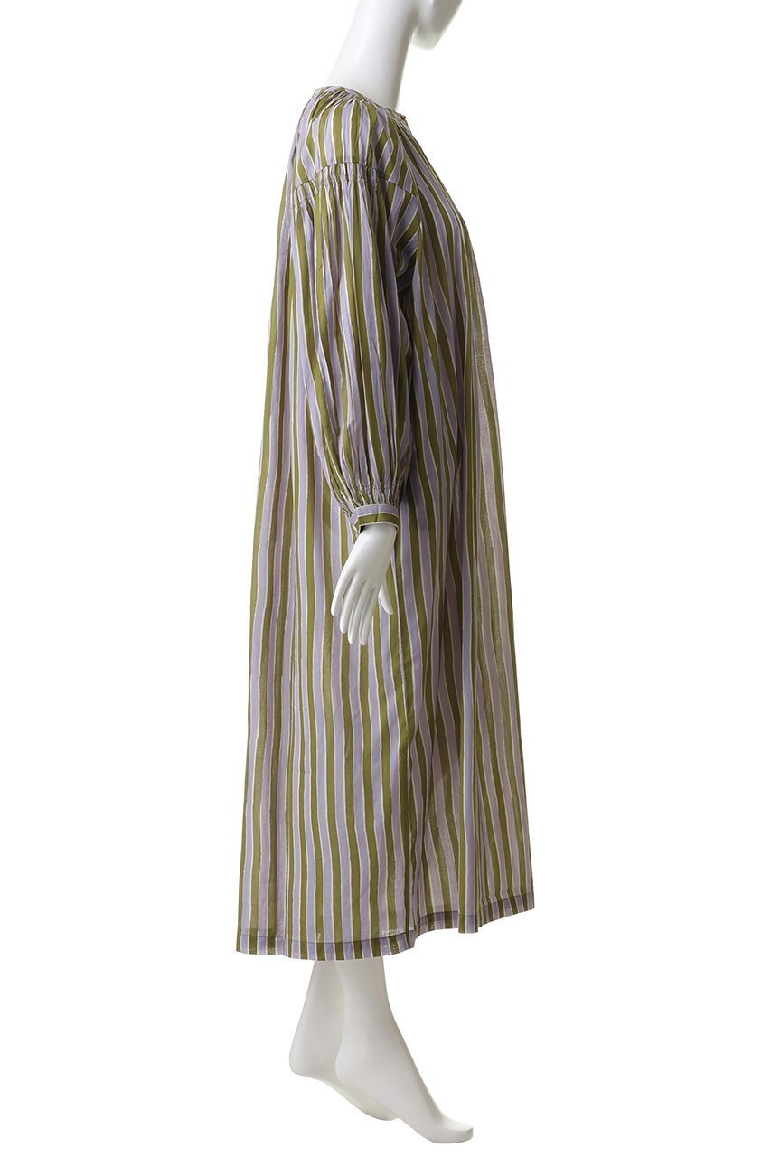 【エリオポール/heliopole】の【SARA MALLIKA】コットンウェーブストライプカフタンワンピース 人気、トレンドファッション・服の通販 founy(ファニー) 　ファッション　Fashion　レディースファッション　Fashion for Women　ワンピース　Dresses　チュニック　Tunic Tops & Dresses　チュニック　Tunic, Long Top　リラックス　Relax, Relaxed Fit　ロング　Long, Long-Length　夏　Summer　新作・新入荷　New Arrivals / New In　other-3|ID: prp329100004963323 ipo3291000000037233888