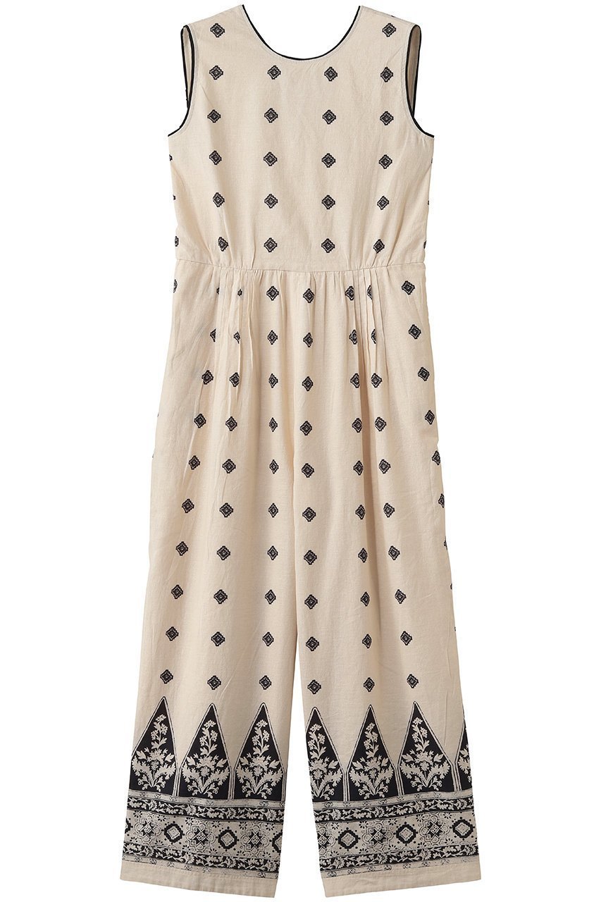 【エリオポール/heliopole】の【SARA MALLIKA】ZIGZAG フラワーオールインワン インテリア・キッズ・メンズ・レディースファッション・服の通販 founy(ファニー) 　ファッション　Fashion　レディースファッション　Fashion for Women　パンツ　Pants & Trousers　サンダル　Sandals, Summer Shoes　フラット　Flat, Flat Shoes　フラワー　Flower, Floral　ボヘミアン　Bohemian, Ethnic Style　ラグジュアリー　Luxury, Elegant　夏　Summer　新作・新入荷　New Arrivals / New In　アイボリー|ID: prp329100004963324 ipo3291000000037233892