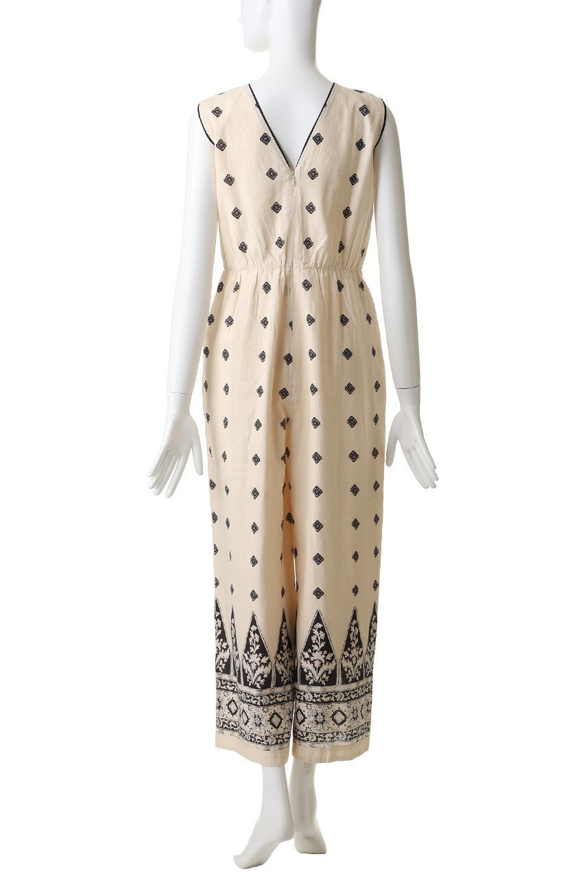 【エリオポール/heliopole】の【SARA MALLIKA】ZIGZAG フラワーオールインワン 人気、トレンドファッション・服の通販 founy(ファニー) 　ファッション　Fashion　レディースファッション　Fashion for Women　パンツ　Pants & Trousers　サンダル　Sandals, Summer Shoes　フラット　Flat, Flat Shoes　フラワー　Flower, Floral　ボヘミアン　Bohemian, Ethnic Style　ラグジュアリー　Luxury, Elegant　夏　Summer　新作・新入荷　New Arrivals / New In　other-4|ID: prp329100004963324 ipo3291000000037233895