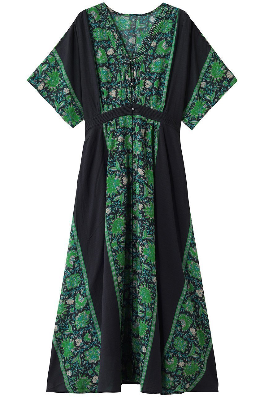 【エリオポール/heliopole】の【SARA MALLIKA】ボーダープリントドレス インテリア・キッズ・メンズ・レディースファッション・服の通販 founy(ファニー) 　ファッション　Fashion　レディースファッション　Fashion for Women　ワンピース　Dresses　フォーマル・パーティードレス・結婚式用ドレス　Elegant & Casual Dresses　チュニック　Tunic Tops & Dresses　チュニック　Tunic, Long Top　ドレス　Dress, One-Piece　ファブリック　Fabric, Textile　プリント　Print, Printed Pattern　ボーダー　Border, Stripe　ロング　Long, Long-Length　夏　Summer　新作・新入荷　New Arrivals / New In　ブラック|ID: prp329100004963326 ipo3291000000037233904