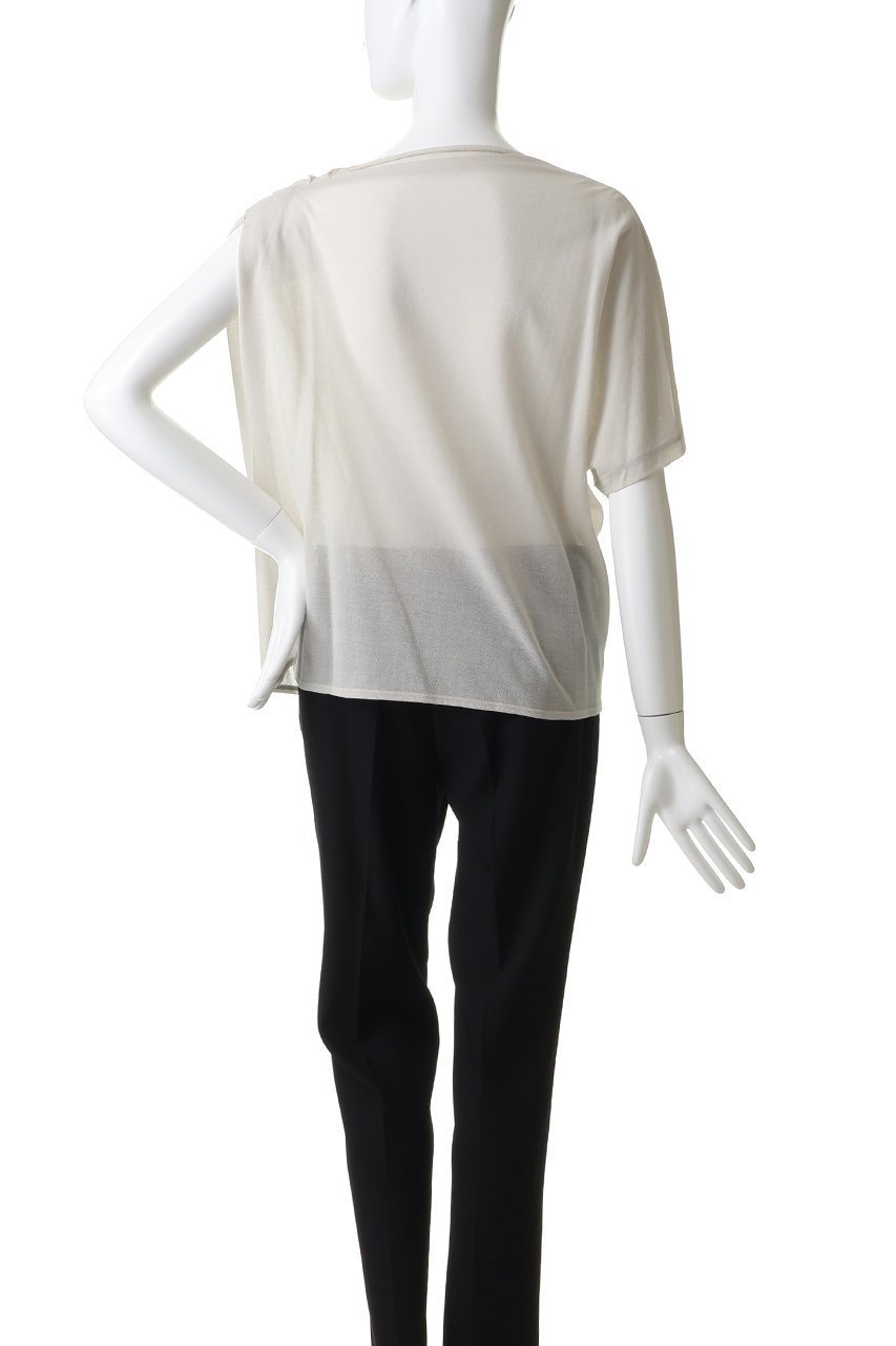 【エリオポール/heliopole】の【HAKUJI】クレープジャージーアシメTシャツ 人気、トレンドファッション・服の通販 founy(ファニー) 　ファッション　Fashion　レディースファッション　Fashion for Women　トップス・カットソー　Cut & Sew Tops　シャツ・ブラウス・オフィスカジュアル　Elegant Blouses & Button-Ups　ロングTシャツ・Tシャツ　Longline T-Shirts & Tees　カットソー・ベーシックTシャツ　Cut-and-Sewn Tops / Stretch Tees & Basics　アシンメトリー　Asymmetrical Style　シアー　Sheer, See-Through　ショート　Short, Short Length　スラックス　Slacks, Dress Pants　スリーブ　Sleeve, Long Sleeve / Short Sleeve　デニム　Denim, Jeans Material　夏　Summer　新作・新入荷　New Arrivals / New In　春　Spring　S/S・春夏　SS, Spring/Summer, Warm Season　other-4|ID: prp329100004963328 ipo3291000000037233921