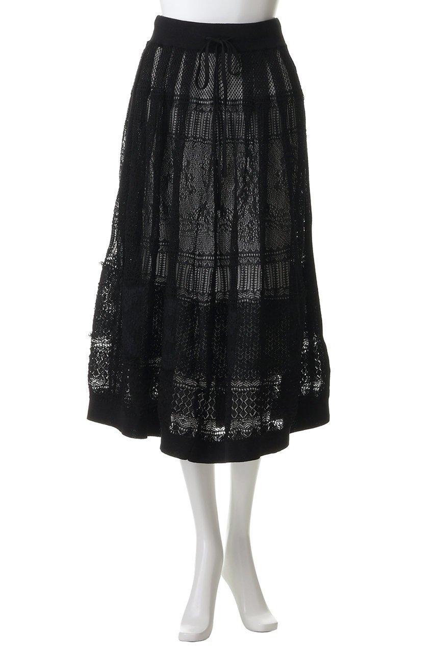 【エリオポール/heliopole】の【boussole】レースフレアスカート 人気、トレンドファッション・服の通販 founy(ファニー) 　ファッション　Fashion　レディースファッション　Fashion for Women　スカート　Skirts　Aライン・フレアスカート　A-Line & Flared Skirts　ロングスカート　Long Skirts / Maxi & Midi Skirts　クロップド　Cropped, Short Length　スマート　Smart, Elegant　フレア　Flare, Flared　レース　Lace, Lace Fabric　ロング　Long, Long-Length　夏　Summer　新作・新入荷　New Arrivals / New In　other-2|ID: prp329100004963329 ipo3291000000037233926