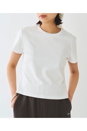 【ウィムガゼット/Whim Gazette】の【Nuition】Nuition TEE 大人の最旬トレンドファッション＆コーディネート founy(ファウニー) ファッション Fashion レディースファッション Fashion for Women トップス・カットソー Cut & Sew Tops シャツ・ブラウス・オフィスカジュアル Elegant Blouses & Button-Ups ロングTシャツ・Tシャツ Longline T-Shirts & Tees カットソー・ベーシックTシャツ Cut-and-Sewn Tops / Stretch Tees & Basics インナー Innerwear コンパクト Compact, Small Size ショート Short, Short Length シンプル Simple, Minimal スリーブ Sleeve, Long Sleeve / Short Sleeve バランス Balance, Style Balance ボトム Bottoms, Lower Wear ワイド Wide, Wide Fit 新作・新入荷 New Arrivals / New In |ID:prp329100004963332