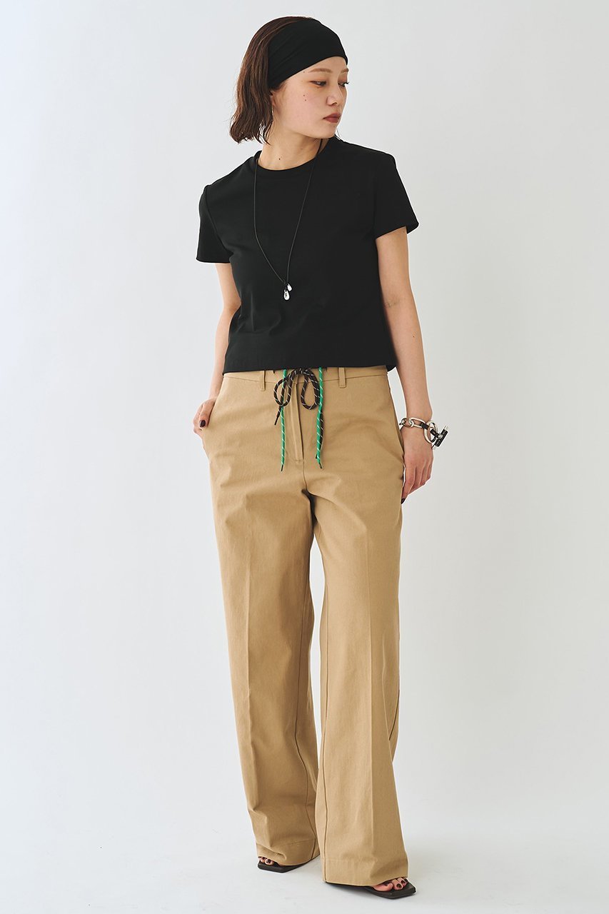 【ウィムガゼット/Whim Gazette】の【Nuition】Nuition TEE 人気、トレンドファッション・服の通販 founy(ファニー) 　ファッション　Fashion　レディースファッション　Fashion for Women　トップス・カットソー　Cut & Sew Tops　シャツ・ブラウス・オフィスカジュアル　Elegant Blouses & Button-Ups　ロングTシャツ・Tシャツ　Longline T-Shirts & Tees　カットソー・ベーシックTシャツ　Cut-and-Sewn Tops / Stretch Tees & Basics　インナー　Innerwear　コンパクト　Compact, Small Size　ショート　Short, Short Length　シンプル　Simple, Minimal　スリーブ　Sleeve, Long Sleeve / Short Sleeve　バランス　Balance, Style Balance　ボトム　Bottoms, Lower Wear　ワイド　Wide, Wide Fit　新作・新入荷　New Arrivals / New In　other-2|ID: prp329100004963332 ipo3291000000037233949