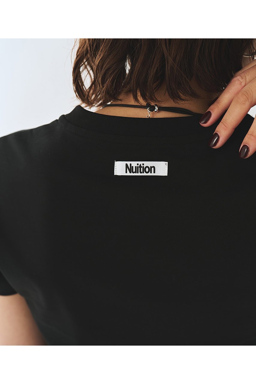 【ウィムガゼット/Whim Gazette】の【Nuition】Nuition TEE 人気、トレンドファッション・服の通販 founy(ファニー) 　ファッション　Fashion　レディースファッション　Fashion for Women　トップス・カットソー　Cut & Sew Tops　シャツ・ブラウス・オフィスカジュアル　Elegant Blouses & Button-Ups　ロングTシャツ・Tシャツ　Longline T-Shirts & Tees　カットソー・ベーシックTシャツ　Cut-and-Sewn Tops / Stretch Tees & Basics　インナー　Innerwear　コンパクト　Compact, Small Size　ショート　Short, Short Length　シンプル　Simple, Minimal　スリーブ　Sleeve, Long Sleeve / Short Sleeve　バランス　Balance, Style Balance　ボトム　Bottoms, Lower Wear　ワイド　Wide, Wide Fit　新作・新入荷　New Arrivals / New In　other-7|ID: prp329100004963332 ipo3291000000037233954