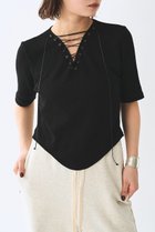 【ウィムガゼット/Whim Gazette】の【Nuition】レースアッププルオーバー ブラック|ID: prp329100004963333 ipo3291000000037233958