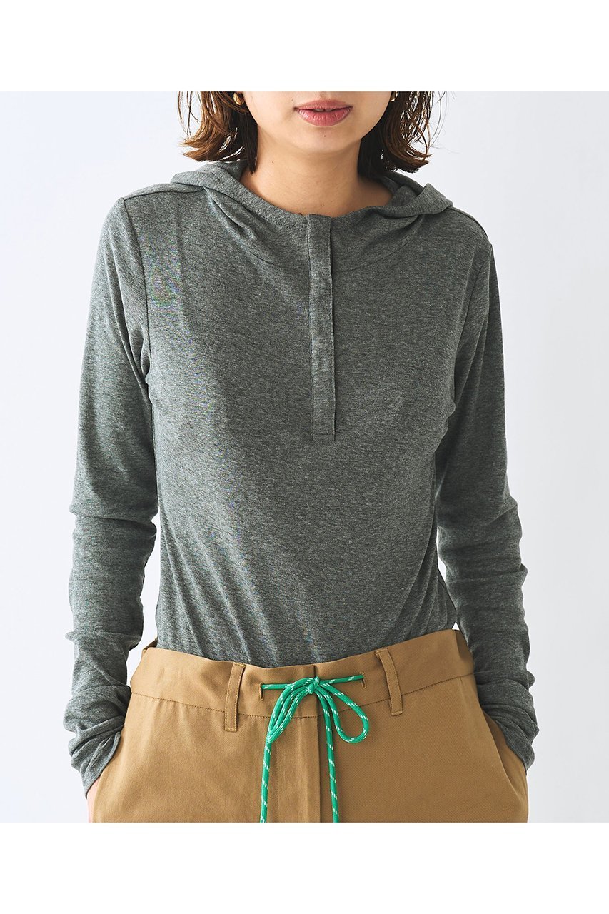 【ウィムガゼット/Whim Gazette】の【Nuition】ボディスーツ インテリア・キッズ・メンズ・レディースファッション・服の通販 founy(ファニー) 　ファッション　Fashion　レディースファッション　Fashion for Women　トップス・カットソー　Cut & Sew Tops　シャツ・ブラウス・オフィスカジュアル　Elegant Blouses & Button-Ups　ロングTシャツ・Tシャツ　Longline T-Shirts & Tees　カットソー・ベーシックTシャツ　Cut-and-Sewn Tops / Stretch Tees & Basics　コンパクト　Compact, Small Size　ストレッチ　Stretch, Stretchy Fabric　スリーブ　Sleeve, Long Sleeve / Short Sleeve　スーツ　Suit, Formalwear　バランス　Balance, Style Balance　フィット　Fit, Slim Fit　ボトム　Bottoms, Lower Wear　ロング　Long, Long-Length　ワイド　Wide, Wide Fit　新作・新入荷　New Arrivals / New In　グレー|ID: prp329100004963334 ipo3291000000037233966