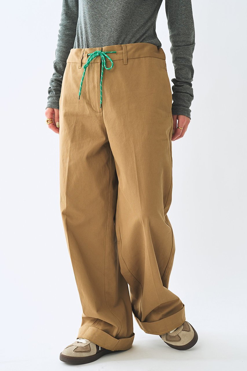 【ウィムガゼット/Whim Gazette】の【Nuition】ドロストチノパンツ 人気、トレンドファッション・服の通販 founy(ファニー) 　ファッション　Fashion　レディースファッション　Fashion for Women　パンツ　Pants & Trousers　センター　Center, Center Line　ドローコード　Drawcord, Drawstring Cord　定番　Standard, Basic Item　新作・新入荷　New Arrivals / New In　other-6|ID: prp329100004963336 ipo3291000000037233989