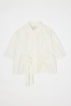 【エンフォルド/ENFOLD】の【5/1 12:00販売開始】FRILL-BODY SHIRT 人気、トレンドファッション・服の通販 founy(ファニー) ファッション Fashion レディースファッション Fashion for Women トップス・カットソー Cut & Sew Tops シャツ・ブラウス・オフィスカジュアル Elegant Blouses & Button-Ups ショート Short, Short Length スリーブ Sleeve, Long Sleeve / Short Sleeve ブロード Broadcloth, Fine Cotton モチーフ Motif, Design Theme 新作・新入荷 New Arrivals / New In thumbnail ホワイト|ID: prp329100004963343 ipo3291000000037234037