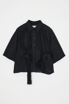 【エンフォルド/ENFOLD】の【5/1 12:00販売開始】FRILL-BODY SHIRT 人気、トレンドファッション・服の通販 founy(ファニー) ファッション Fashion レディースファッション Fashion for Women トップス・カットソー Cut & Sew Tops シャツ・ブラウス・オフィスカジュアル Elegant Blouses & Button-Ups ショート Short, Short Length スリーブ Sleeve, Long Sleeve / Short Sleeve ブロード Broadcloth, Fine Cotton モチーフ Motif, Design Theme 新作・新入荷 New Arrivals / New In thumbnail ブラック|ID: prp329100004963343 ipo3291000000037234038