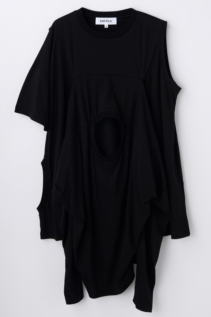 【エンフォルド/ENFOLD】の【5/1 12:00販売開始】MANY DRAPE T-SHIRT 人気、トレンドファッション・服の通販 founy(ファニー) 　ファッション　Fashion　レディースファッション　Fashion for Women　トップス・カットソー　Cut & Sew Tops　シャツ・ブラウス・オフィスカジュアル　Elegant Blouses & Button-Ups　ロングTシャツ・Tシャツ　Longline T-Shirts & Tees　カットソー・ベーシックTシャツ　Cut-and-Sewn Tops / Stretch Tees & Basics　オーガニック　Organic Cotton　コンパクト　Compact, Small Size　ショート　Short, Short Length　スリーブ　Sleeve, Long Sleeve / Short Sleeve　タンク　Tank Top, Sleeveless Top　新作・新入荷　New Arrivals / New In　 other-1|ID: prp329100004963344 ipo3291000000037234039