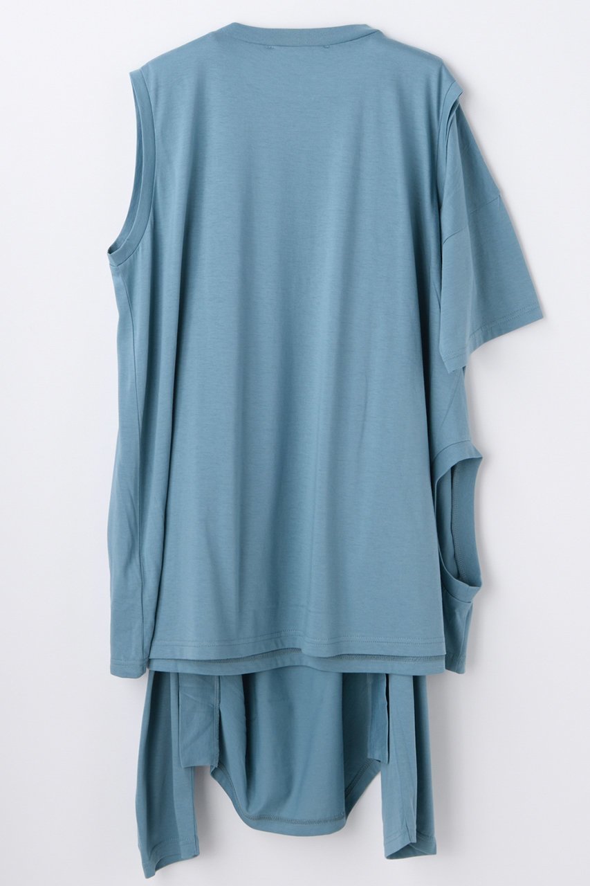 【エンフォルド/ENFOLD】の【5/1 12:00販売開始】MANY DRAPE T-SHIRT 人気、トレンドファッション・服の通販 founy(ファニー) 　ファッション　Fashion　レディースファッション　Fashion for Women　トップス・カットソー　Cut & Sew Tops　シャツ・ブラウス・オフィスカジュアル　Elegant Blouses & Button-Ups　ロングTシャツ・Tシャツ　Longline T-Shirts & Tees　カットソー・ベーシックTシャツ　Cut-and-Sewn Tops / Stretch Tees & Basics　オーガニック　Organic Cotton　コンパクト　Compact, Small Size　ショート　Short, Short Length　スリーブ　Sleeve, Long Sleeve / Short Sleeve　タンク　Tank Top, Sleeveless Top　新作・新入荷　New Arrivals / New In　other-2|ID: prp329100004963344 ipo3291000000037234042