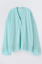 【エンフォルド/ENFOLD】の【5/1 12:00販売開始】FABRIC DOCKING CARDIGAN 人気、トレンドファッション・服の通販 founy(ファニー) ファッション Fashion レディースファッション Fashion for Women トップス・カットソー Cut & Sew Tops ニット Knit Tops & Sweaters カーディガン・羽織り Layered Style Cardigans なめらか Smooth, Silky Texture カーディガン Cardigan, Knitwear シアー Sheer, See-Through ドッキング Docking, Mixed Material 新作・新入荷 New Arrivals / New In thumbnail ミント|ID: prp329100004963347 ipo3291000000037234053