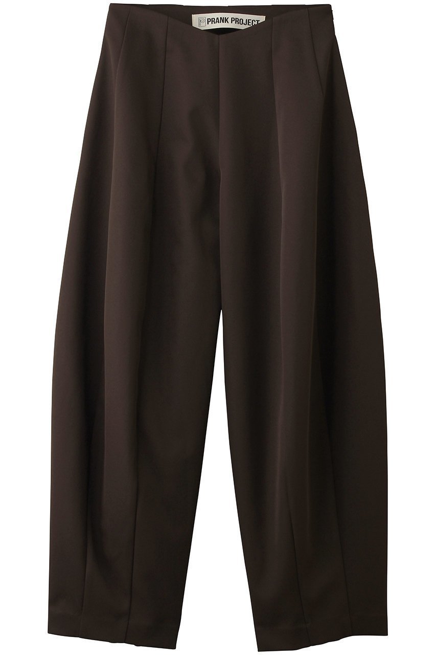 【プランク プロジェクト/PRANK PROJECT】のパネルコクーンパンツ インテリア・キッズ・メンズ・レディースファッション・服の通販 founy(ファニー) 　ファッション　Fashion　レディースファッション　Fashion for Women　パンツ　Pants & Trousers　サテン　Satin, Glossy Fabric　ダブル　Double, Double-Breasted　パーティ　Party, Party Style　フォルム　Silhouette, Form　エレガント 上品　Elegant　新作・新入荷　New Arrivals / New In　BRN(ブラウン)|ID: prp329100004963351 ipo3291000000037234086