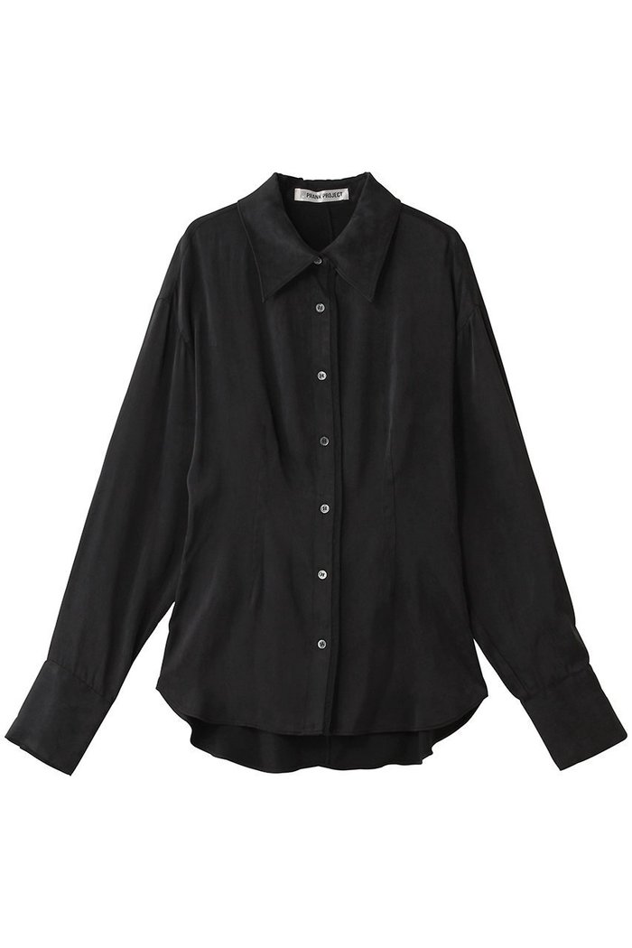 【プランク プロジェクト/PRANK PROJECT】のサテンシンチドウエストシャツ インテリア・キッズ・メンズ・レディースファッション・服の通販 founy(ファニー) https://founy.com/ ファッション Fashion レディースファッション Fashion for Women トップス・カットソー Cut & Sew Tops シャツ・ブラウス・オフィスカジュアル Elegant Blouses & Button-Ups なめらか Smooth, Silky Texture サテン Satin, Glossy Fabric シェイプ Shape, Slim Fit シフォン Chiffon, Lightweight Fabric スリーブ Sleeve, Long Sleeve / Short Sleeve トリミング Trimming, Decorative Edge ロング Long, Long-Length 新作・新入荷 New Arrivals / New In |ID: prp329100004963352 ipo3291000000037234091