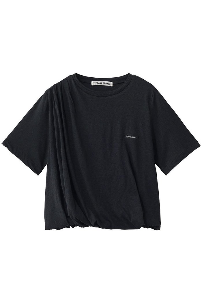 【プランク プロジェクト/PRANK PROJECT】のスラブバルーンヘムTEE インテリア・キッズ・メンズ・レディースファッション・服の通販 founy(ファニー) https://founy.com/ ファッション Fashion レディースファッション Fashion for Women トップス・カットソー Cut & Sew Tops シャツ・ブラウス・オフィスカジュアル Elegant Blouses & Button-Ups ロングTシャツ・Tシャツ Longline T-Shirts & Tees カットソー・ベーシックTシャツ Cut-and-Sewn Tops / Stretch Tees & Basics ショート Short, Short Length シンプル Simple, Minimal スリーブ Sleeve, Long Sleeve / Short Sleeve ドレープ Drape, Draping Fabric バルーン Balloon, Balloon Silhouette フロント Front, Front Design 新作・新入荷 New Arrivals / New In |ID: prp329100004963353 ipo3291000000037234099