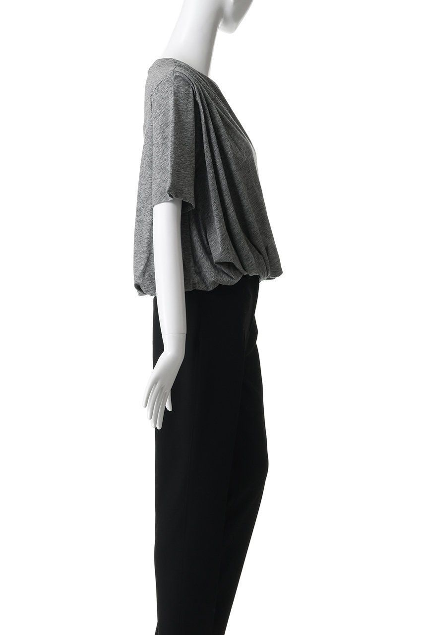 【プランク プロジェクト/PRANK PROJECT】のスラブバルーンヘムTEE 人気、トレンドファッション・服の通販 founy(ファニー) 　ファッション　Fashion　レディースファッション　Fashion for Women　トップス・カットソー　Cut & Sew Tops　シャツ・ブラウス・オフィスカジュアル　Elegant Blouses & Button-Ups　ロングTシャツ・Tシャツ　Longline T-Shirts & Tees　カットソー・ベーシックTシャツ　Cut-and-Sewn Tops / Stretch Tees & Basics　ショート　Short, Short Length　シンプル　Simple, Minimal　スリーブ　Sleeve, Long Sleeve / Short Sleeve　ドレープ　Drape, Draping Fabric　バルーン　Balloon, Balloon Silhouette　フロント　Front, Front Design　新作・新入荷　New Arrivals / New In　other-3|ID: prp329100004963353 ipo3291000000037234104