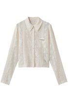 【プランク プロジェクト/PRANK PROJECT】のクロシェレースシャツ WHT(ホワイト)|ID: prp329100004963354 ipo3291000000037234109