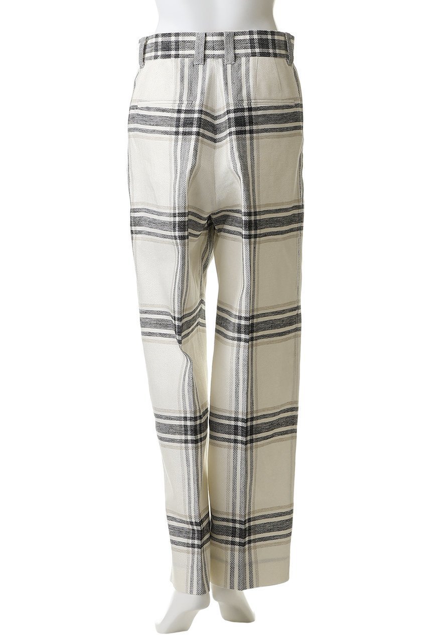 【アンビラン/unbilanc】のリネンチェックローラマイルストークパンツ 人気、トレンドファッション・服の通販 founy(ファニー) 　ファッション　Fashion　レディースファッション　Fashion for Women　パンツ　Pants & Trousers　チェック　Check, Plaid, Tartan　テーパード　Tapered, Tapered Pants　フロント　Front, Front Design　リネン　Linen, Linen Fabric　エレガント 上品　Elegant　夏　Summer　新作・新入荷　New Arrivals / New In　other-4|ID: prp329100004963364 ipo3291000000037234176