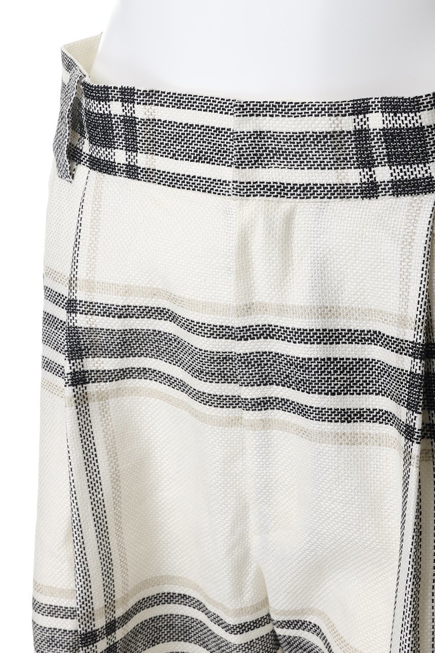 【アンビラン/unbilanc】のリネンチェックローラマイルストークパンツ 人気、トレンドファッション・服の通販 founy(ファニー) 　ファッション　Fashion　レディースファッション　Fashion for Women　パンツ　Pants & Trousers　チェック　Check, Plaid, Tartan　テーパード　Tapered, Tapered Pants　フロント　Front, Front Design　リネン　Linen, Linen Fabric　エレガント 上品　Elegant　夏　Summer　新作・新入荷　New Arrivals / New In　other-5|ID: prp329100004963364 ipo3291000000037234177