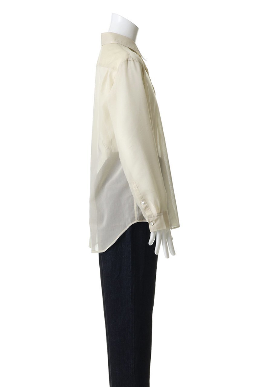 【ミディウミソリッド/MIDIUMISOLID / MEN】の【MEN】sheer stripe shirt シャツ 大人の最旬トレンドファッション＆コーディネート founy(ファウニー) 　ファッション　Fashion　メンズファッション　Fashion for Men　なめらか　Smooth, Silky Texture　インナー　Innerwear　シアー　Sheer, See-Through　ストライプ　Stripe, Striped Pattern　スリーブ　Sleeve, Long Sleeve / Short Sleeve　ボックス　Boxy, Box Shape　ロング　Long, Long-Length　新作・新入荷　New Arrivals / New In　other-3|ID: prp329100004963400 ipo3291000000037234446