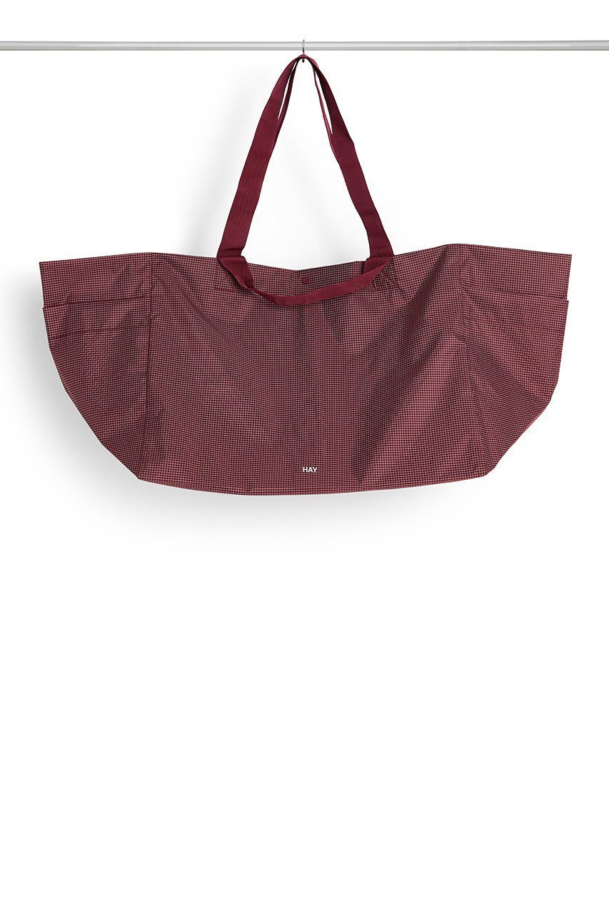 【ヘイ/HAY / GOODS】のGRID WEEKEND BAG L インテリア・キッズ・メンズ・レディースファッション・服の通販 founy(ファニー) 　ショート　Short, Short Length　シンプル　Simple, Minimal　チェック　Check, Plaid, Tartan　ポケット　Pocket, Pocket Detail　新作・新入荷　New Arrivals / New In　旅行　Travel　バーガンディー|ID: prp329100004963415 ipo3291000000037234560