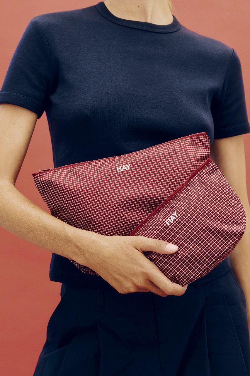 【ヘイ/HAY / GOODS】のGRID POUCH M 人気、トレンドファッション・服の通販 founy(ファニー) 　コンパクト　Compact, Small Size　シンプル　Simple, Minimal　チェック　Check, Plaid, Tartan　ポーチ　Pouch, Small Case　新作・新入荷　New Arrivals / New In　旅行　Travel　other-2|ID: prp329100004963420 ipo3291000000037234593