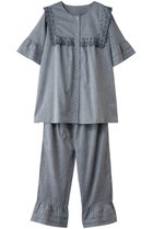 【キッドブルー/KID BLUE】の26シャンブレーエンブNパジャマ ネイビー|ID: prp329100004963518 ipo3291000000037242291