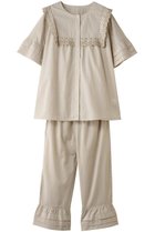 【キッドブルー/KID BLUE】の26シャンブレーエンブNパジャマ サンドベージュ|ID: prp329100004963518 ipo3291000000037365220