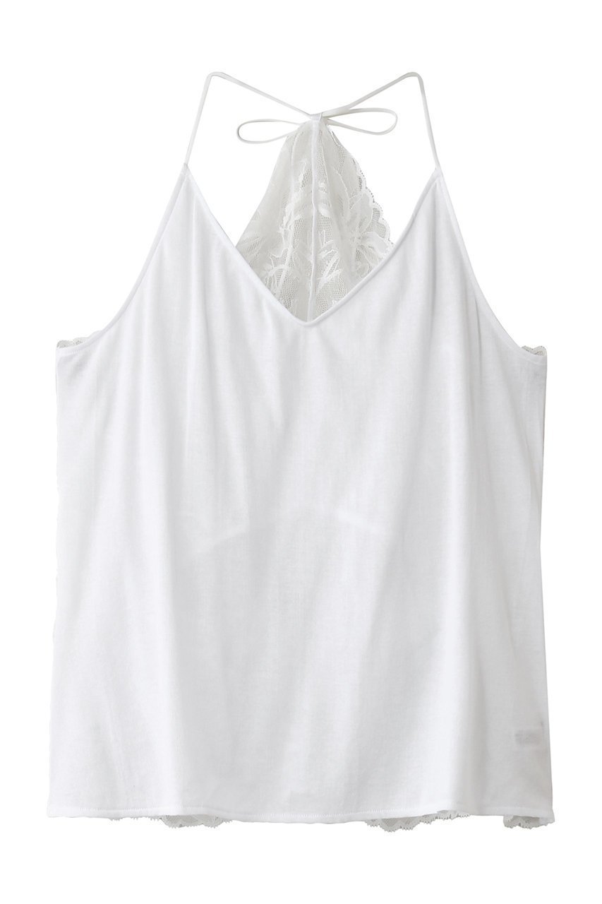 【アロマティック/AROMATIQUE】の100双バックレースキャミソール インテリア・キッズ・メンズ・レディースファッション・服の通販 founy(ファウニー) 　ファッション　Fashion　レディースファッション　Fashion for Women　下着・ランジェリー　Lingerie & Intimates　その他ランジェリー・インナーアイテム　Other Lingerie / Intimates　インナー　Innerwear　キャミソール　Camisole, Spaghetti Strap Top　シアー　Sheer, See-Through　ラップ　Wrap, Wrap Design　ランジェリー　Lingerie, Intimate Wear　リラックス　Relax, Relaxed Fit　レース　Lace, Lace Fabric　エレガント 上品　Elegant　新作・新入荷　New Arrivals / New In　ホワイト|ID: prp329100004963577 ipo3291000000037242688