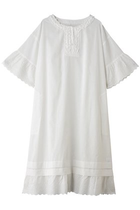 【キッドブルー/KID BLUE】の26シャンブレーエンブNナイティ 大人の最旬トレンドファッション＆コーディネート founy(ファウニー) ファッション Fashion レディースファッション Fashion for Women ワンピース Dresses エンブロイダリー Embroidery Design シャンブレー Chambray, Denim-Like Fabric パジャマ Pajamas, Sleepwear リラックス Relax, Relaxed Fit エレガント 上品 Elegant 新作・新入荷 New Arrivals / New In |ID:prp329100004963593