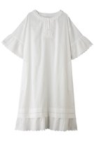 【キッドブルー/KID BLUE】の26シャンブレーエンブNナイティ 大人の最旬トレンドファッション＆コーディネート founy(ファウニー) ファッション Fashion レディースファッション Fashion for Women ワンピース Dresses エンブロイダリー Embroidery Design シャンブレー Chambray, Denim-Like Fabric パジャマ Pajamas, Sleepwear リラックス Relax, Relaxed Fit エレガント 上品 Elegant 新作・新入荷 New Arrivals / New In |ID:prp329100004963593