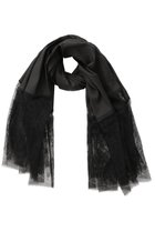 【アロマティック/AROMATIQUE】のLinen 大判スカーフ 大人の最旬トレンドファッション＆コーディネート founy(ファウニー) ファッション Fashion レディースファッション Fashion for Women ストール Soft & Warm Scarves マフラー・スヌード / 冬小物の定番 Scarves & Mufflers おすすめ Recommended / Our Picks スカーフ Scarf, Neckwear ストール Stole, Wrap マフラー Scarf, Muffler リゾート Resort, Vacation Style リネン Linen, Linen Fabric レース Lace, Lace Fabric 新作・新入荷 New Arrivals / New In thumbnail ブラック|ID: prp329100004963608 ipo3291000000037242947