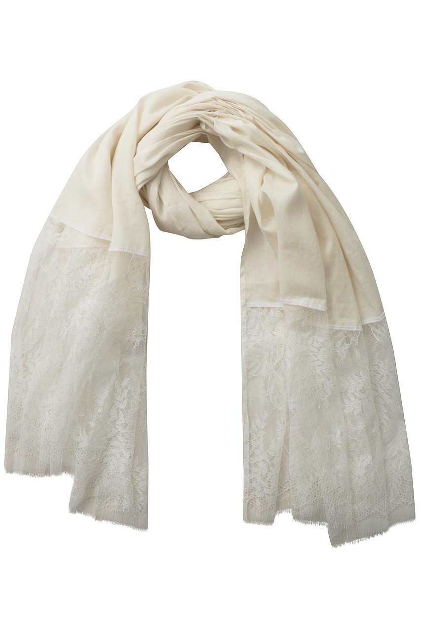 【アロマティック/AROMATIQUE】のLinen 大判スカーフ インテリア・キッズ・メンズ・レディースファッション・服の通販 founy(ファニー) 　ファッション　Fashion　レディースファッション　Fashion for Women　ストール　Soft & Warm Scarves　マフラー・スヌード / 冬小物の定番　Scarves & Mufflers　おすすめ　Recommended / Our Picks　スカーフ　Scarf, Neckwear　ストール　Stole, Wrap　マフラー　Scarf, Muffler　リゾート　Resort, Vacation Style　リネン　Linen, Linen Fabric　レース　Lace, Lace Fabric　新作・新入荷　New Arrivals / New In　アイボリー|ID: prp329100004963608 ipo3291000000037242948