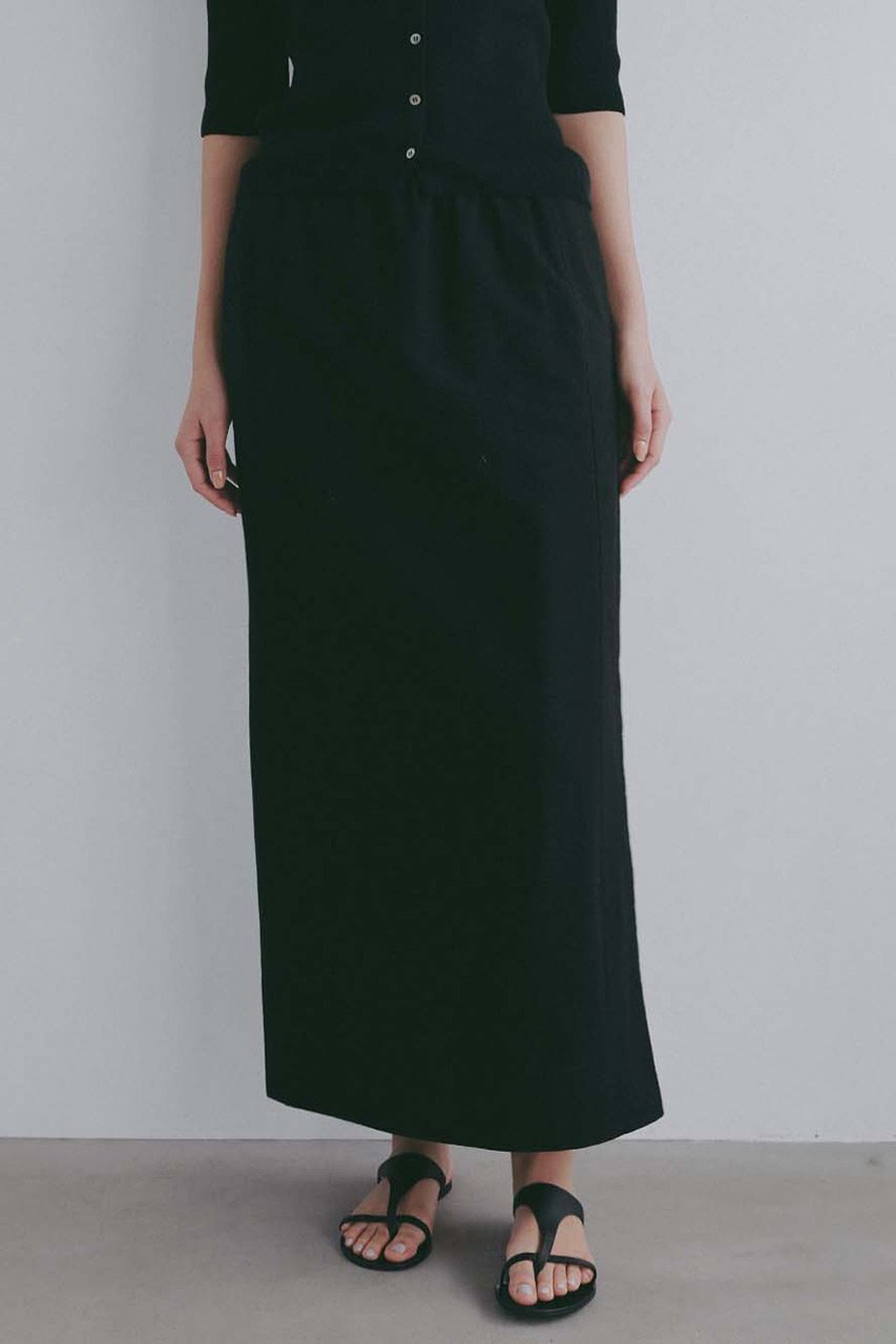 【ハー/HER.】のコットンリネンサイドスリットスカート インテリア・キッズ・メンズ・レディースファッション・服の通販 founy(ファウニー) 　ファッション　Fashion　レディースファッション　Fashion for Women　スカート　Skirts　ロングスカート　Long Skirts / Maxi & Midi Skirts　おすすめ　Recommended / Our Picks　スリット　Slit, Slit Detail　リネン　Linen, Linen Fabric　リラックス　Relax, Relaxed Fit　ロング　Long, Long-Length　切替　Switching, Contrast Panel　新作・新入荷　New Arrivals / New In　ブラック|ID: prp329100004963615 ipo3291000000037242984
