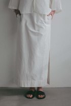 【ハー/HER.】のコットンリネンサイドスリットスカート 大人の最旬トレンドファッション＆コーディネート founy(ファウニー) ファッション Fashion レディースファッション Fashion for Women スカート Skirts ロングスカート Long Skirts / Maxi & Midi Skirts おすすめ Recommended / Our Picks スリット Slit, Slit Detail リネン Linen, Linen Fabric リラックス Relax, Relaxed Fit ロング Long, Long-Length 切替 Switching, Contrast Panel 新作・新入荷 New Arrivals / New In thumbnail ホワイト|ID: prp329100004963615 ipo3291000000037242987