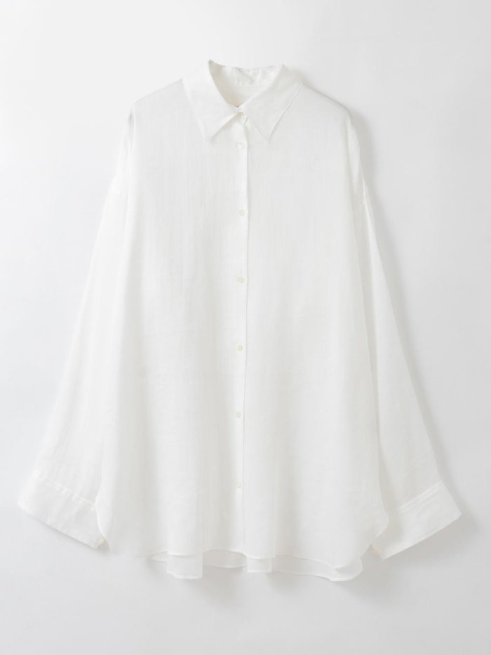 【ハー/HER.】のラミーテンセルオーバーシャツ インテリア・キッズ・メンズ・レディースファッション・服の通販 founy(ファウニー) https://founy.com/ ファッション Fashion レディースファッション Fashion for Women トップス・カットソー Cut & Sew Tops シャツ・ブラウス・オフィスカジュアル Elegant Blouses & Button-Ups シンプル Simple, Minimal スリーブ Sleeve, Long Sleeve / Short Sleeve ロング Long, Long-Length エレガント 上品 Elegant 定番 Standard, Basic Item 新作・新入荷 New Arrivals / New In |ID: prp329100004963618 ipo3291000000037243004
