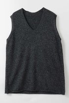 【ハー/HER.】のシルクブレンドペーパーヤーンVプルオーバー チャコールグレー|ID: prp329100004963623 ipo3291000000037243067