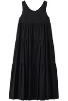 【サクラ/SACRA】のオーガニックコットンローンギャザーワンピース ブラック|ID:prp329100004963677