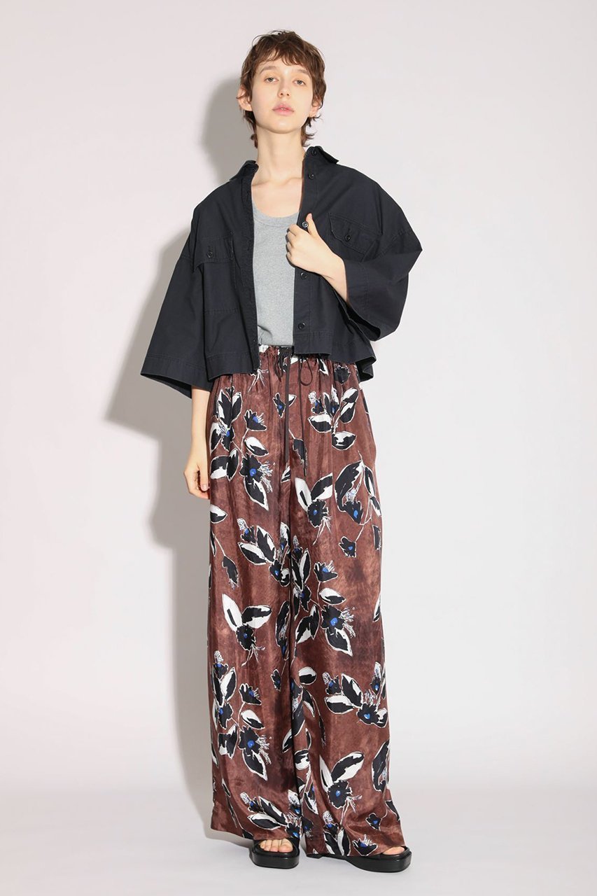 【サクラ/SACRA】のフローラペイントワイドパンツ 大人の最旬トレンドファッション＆コーディネート founy(ファウニー) 　ファッション　Fashion　レディースファッション　Fashion for Women　パンツ　Pants & Trousers　なめらか　Smooth, Silky Texture　シンプル　Simple, Minimal　モダン　Modern, Contemporary　ワイド　Wide, Wide Fit　新作・新入荷　New Arrivals / New In　other-8|ID: prp329100004963681 ipo3291000000037243545
