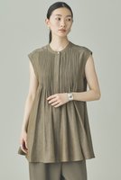 【カレンソロジー/Curensology】のリネンミックスシャンブレーブラウス 大人の最旬トレンドファッション＆コーディネート founy(ファウニー) ファッション Fashion レディースファッション Fashion for Women トップス・カットソー Cut & Sew Tops シャツ・ブラウス・オフィスカジュアル Elegant Blouses & Button-Ups おすすめ Recommended / Our Picks カッティング Cutting Detail シャンブレー Chambray, Denim-Like Fabric ショート Short, Short Length スリーブ Sleeve, Long Sleeve / Short Sleeve フレア Flare, Flared ボトム Bottoms, Lower Wear ワイド Wide, Wide Fit エレガント 上品 Elegant 新作・新入荷 New Arrivals / New In |ID:prp329100004963704