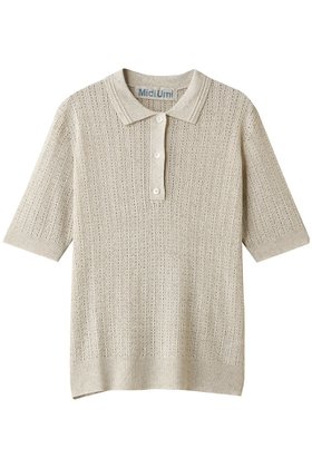 【ミディウミ/MidiUmi】 knit polo P/O プルオーバー大人の最旬トレンドファッション＆コーディネート founy(ファウニー) ファッション Fashion レディースファッション Fashion for Women トップス・カットソー Cut & Sew Tops ニット Knit Tops & Sweaters カジュアルプルオーバー・ニットトップス Pullovers & Knit Tops / Casual Pullovers サマー Summer, Summer Style シアー Sheer, See-Through スラックス Slacks, Dress Pants スリーブ Sleeve, Long Sleeve / Short Sleeve ハーフ Half, Half-Length フェミニン Feminine, Girly マニッシュ Mannish, Boyish 新作・新入荷 New Arrivals / New In |ID:prp329100004963738