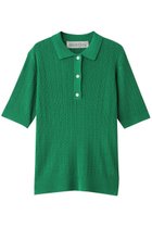 【ミディウミ/MidiUmi】のknit polo P/O プルオーバー green|ID: prp329100004963738 ipo3291000000037243910