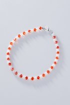 【アデルビジュー  ポップ/POP ADER bijoux / KIDS】の【KIDS】Leonie heart beads ネックレス オリーブ F 大人の最旬トレンドファッション＆コーディネート founy(ファウニー) ファッション Fashion キッズファッション Fashion for Kids アクセサリー Fashion Accessories ガラス Glass, Glassware シンプル Simple, Minimal スクエア Square, Square Shape ネックレス Necklace, Pendant Necklace フランス France, French モチーフ Motif, Design Theme ヴィンテージ Vintage Style thumbnail オレンジ|ID: prp329100004963747 ipo3291000000037244014