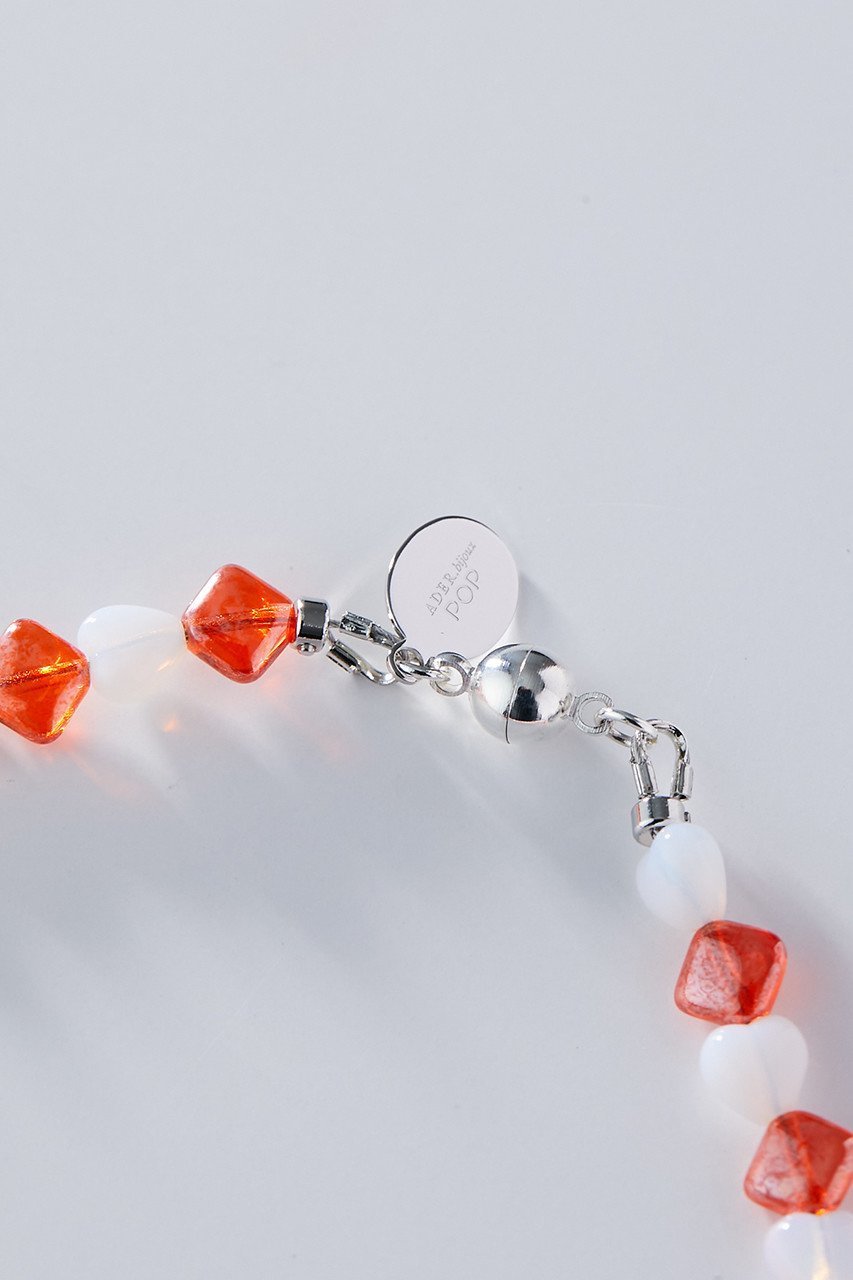 【アデルビジュー  ポップ/POP ADER bijoux / KIDS】の【KIDS】Leonie heart beads ネックレス オリーブ F 大人の最旬トレンドファッション＆コーディネート founy(ファウニー) 　ファッション　Fashion　キッズファッション　Fashion for Kids　アクセサリー　Fashion Accessories　ガラス　Glass, Glassware　シンプル　Simple, Minimal　スクエア　Square, Square Shape　ネックレス　Necklace, Pendant Necklace　フランス　France, French　モチーフ　Motif, Design Theme　ヴィンテージ　Vintage Style　other-4|ID: prp329100004963747 ipo3291000000037244020