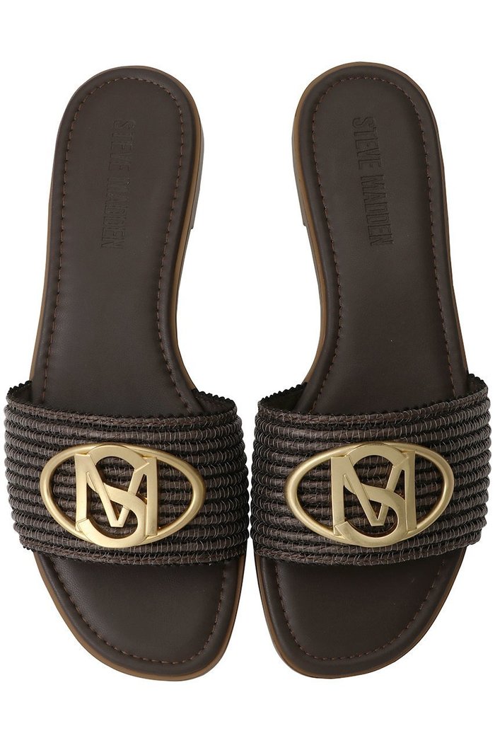 【スティーブマデン/STEVE MADDEN】のKORA 2.0-XSオーバルロゴモチーフフラットサンダル インテリア・キッズ・メンズ・レディースファッション・服の通販 founy(ファウニー) https://founy.com/ ファッション Fashion レディースファッション Fashion for Women おすすめ Recommended / Our Picks サンダル Sandals, Summer Shoes スタイリッシュ Stylish, Fashionable フラット Flat, Flat Shoes メタリック Metallic, Shiny Finish モチーフ Motif, Design Theme 新作・新入荷 New Arrivals / New In |ID: prp329100004970978 ipo3291000000037278145