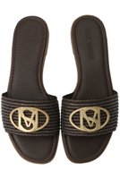 【スティーブマデン/STEVE MADDEN】のKORA 2.0-XSオーバルロゴモチーフフラットサンダル 大人の最旬トレンドファッション＆コーディネート founy(ファウニー) ファッション Fashion レディースファッション Fashion for Women おすすめ Recommended / Our Picks サンダル Sandals, Summer Shoes スタイリッシュ Stylish, Fashionable フラット Flat, Flat Shoes メタリック Metallic, Shiny Finish モチーフ Motif, Design Theme 新作・新入荷 New Arrivals / New In |ID:prp329100004970978
