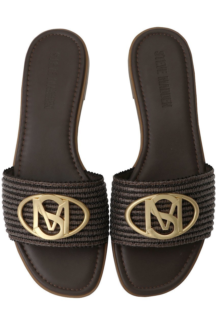 【スティーブマデン/STEVE MADDEN】のKORA 2.0-XSオーバルロゴモチーフフラットサンダル 大人の最旬トレンドファッション＆コーディネート founy(ファウニー) 　ファッション　Fashion　レディースファッション　Fashion for Women　おすすめ　Recommended / Our Picks　サンダル　Sandals, Summer Shoes　スタイリッシュ　Stylish, Fashionable　フラット　Flat, Flat Shoes　メタリック　Metallic, Shiny Finish　モチーフ　Motif, Design Theme　新作・新入荷　New Arrivals / New In　 other-1|ID: prp329100004970978 ipo3291000000037278145